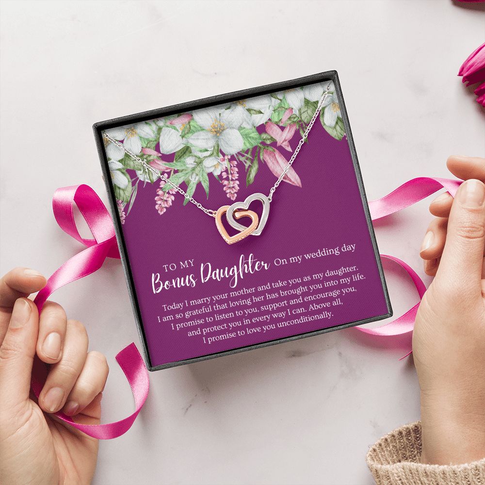 Stepdaughter Wedding Gift | Promise Necklace 0633T2