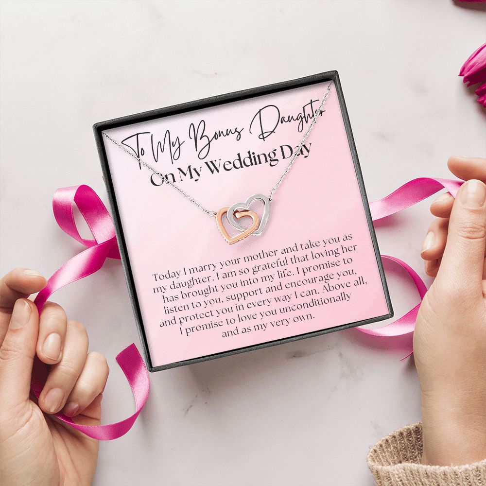 Stepdaughter Wedding Gift | Promise Necklace 0633T9