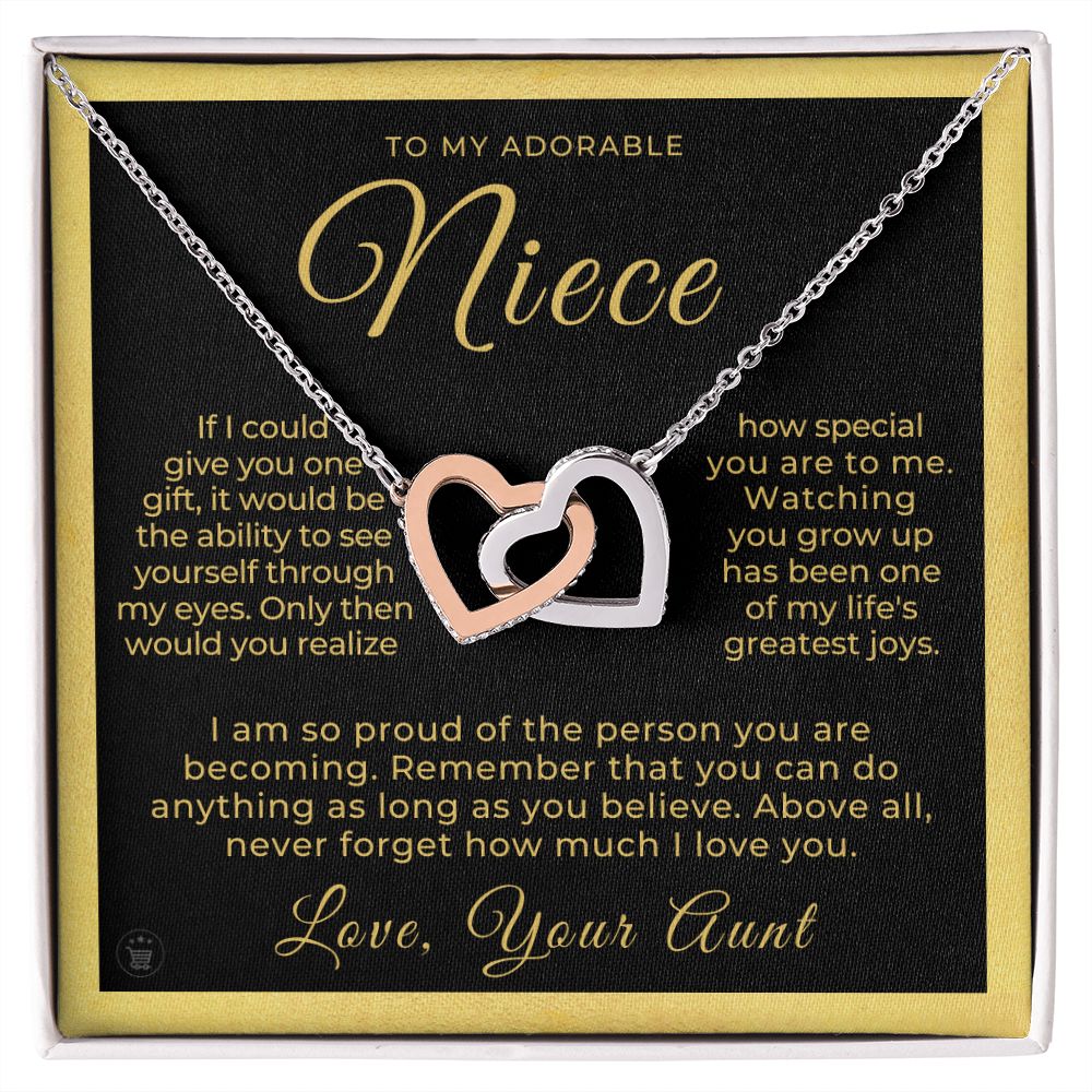 Niece Gift From Aunt | My Love Necklace 0628T7