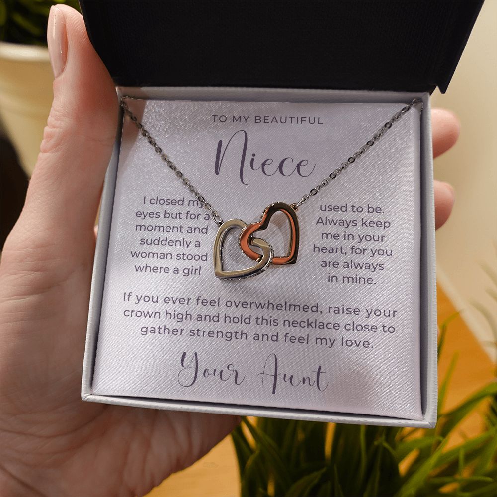 Niece Gift From Aunt | In My Heart Necklace 0632T17