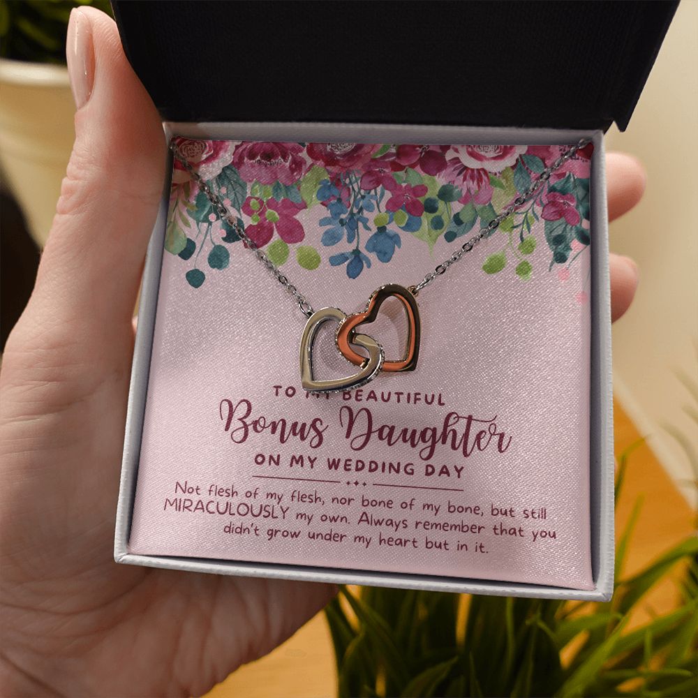 Stepdaughter Wedding Gift | In My Heart Necklace 0637T1