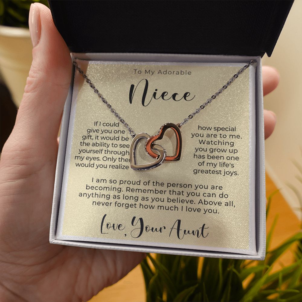 Niece Gift From Aunt | My Love Necklace 0628T4