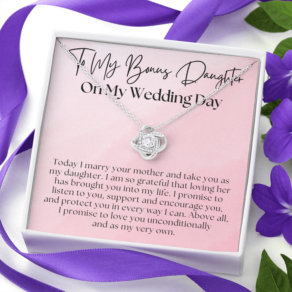 Stepdaughter Wedding Gift | Promise Necklace 0550T9