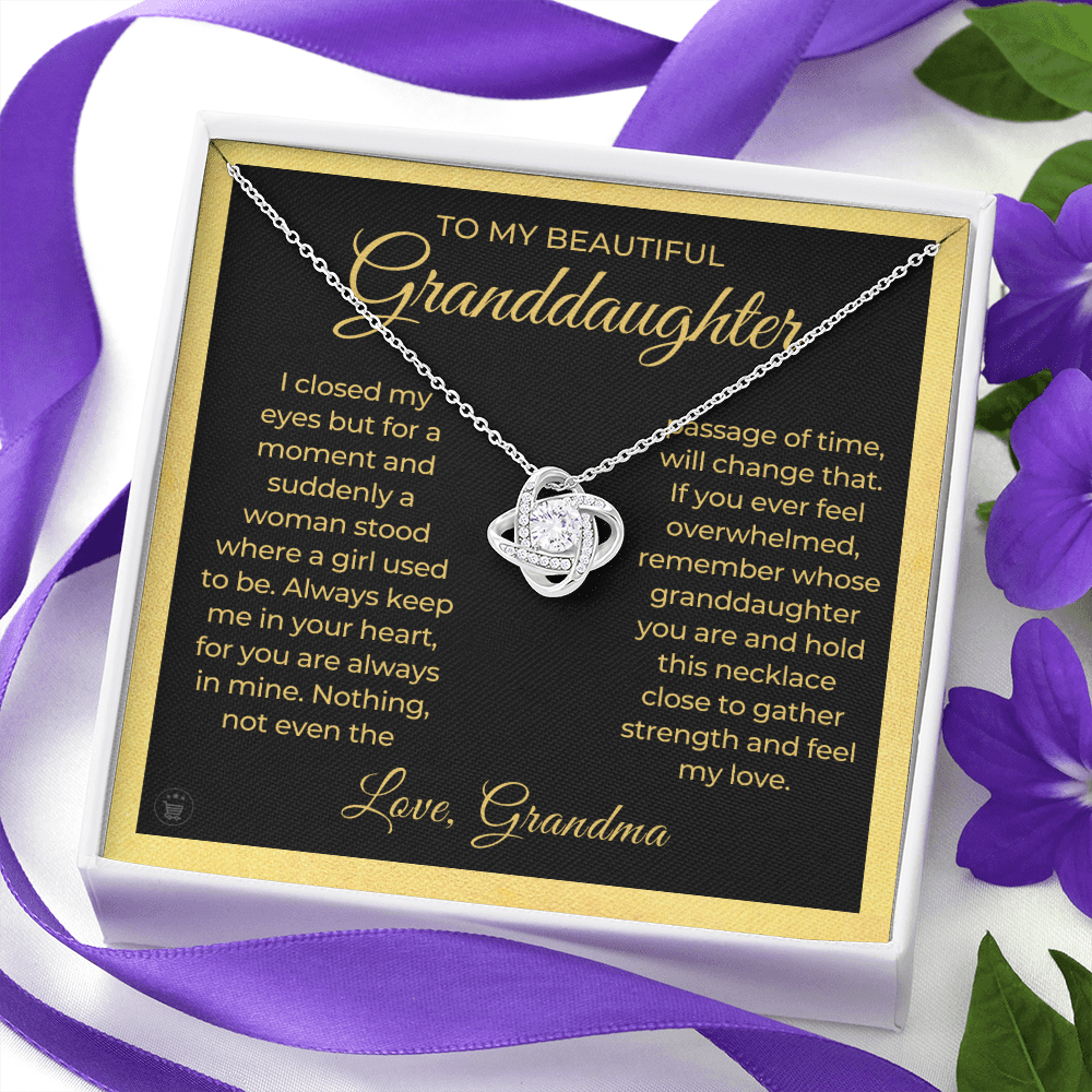 Granddaughter Gift | In My Heart Necklace 0544T15