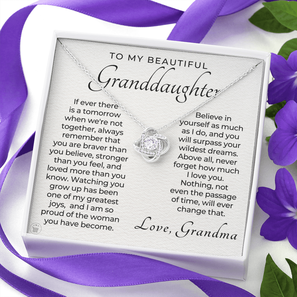 Granddaughter Gift | Believe Necklace 0547T8