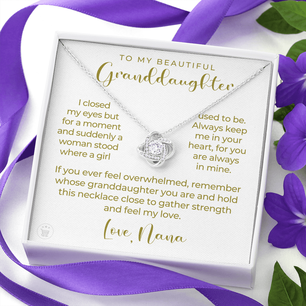 Granddaughter Gift | In My Heart Necklace 0545T1
