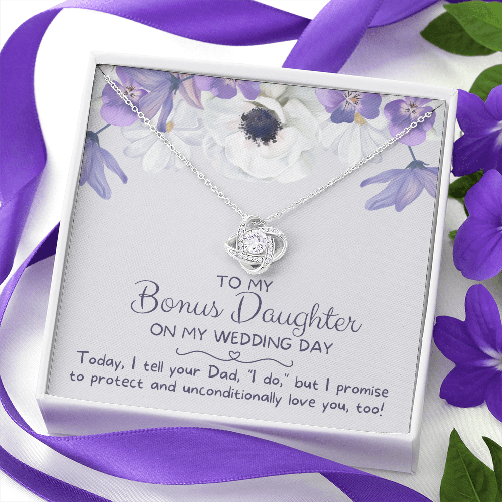 Stepdaughter Wedding Gift | Promise Necklace 0557T6