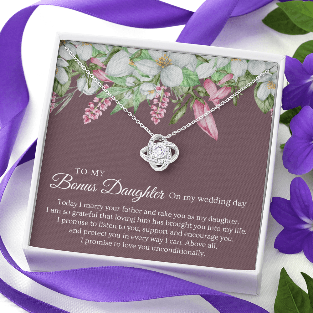 Stepdaughter Wedding Gift | Promise Necklace 0551T3