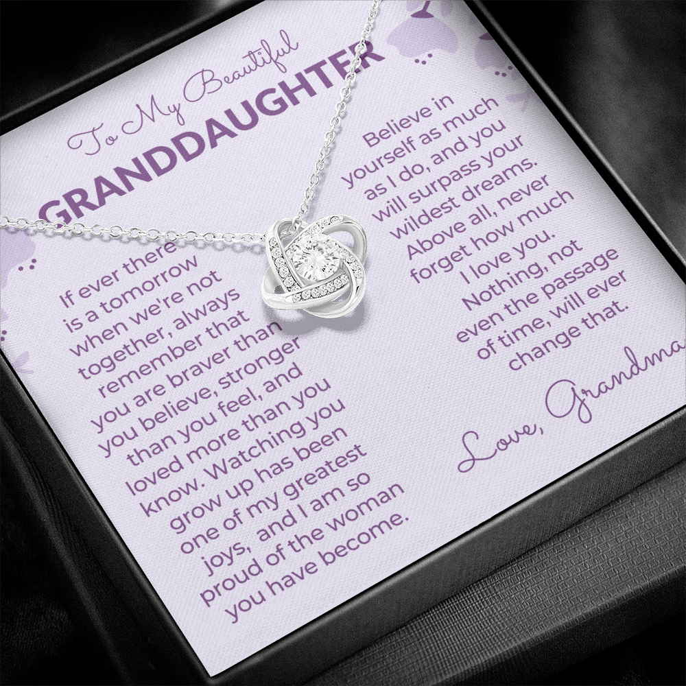 Granddaughter Gift | Believe Necklace 0547T7
