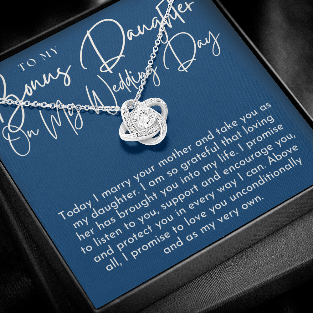 Stepdaughter Wedding Gift | Promise Necklace 0550T5