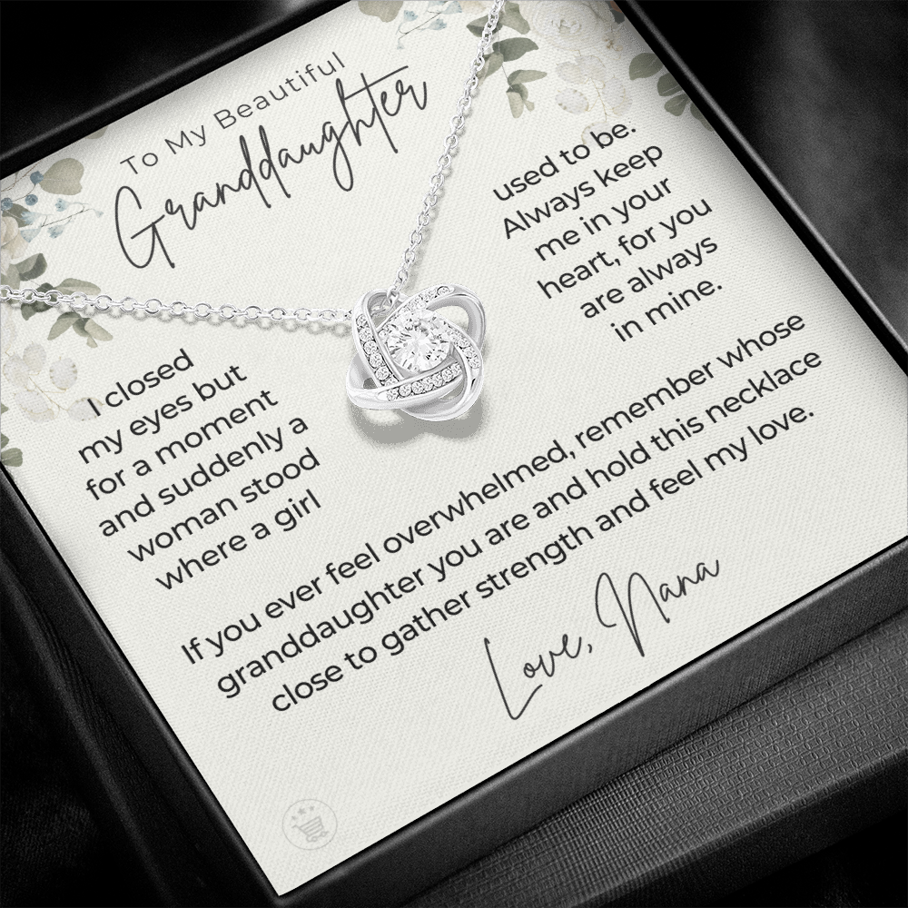 Granddaughter Gift | In My Heart Necklace 0545T11