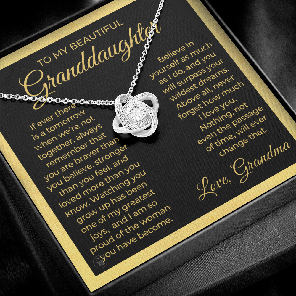 Granddaughter Gift | Believe Necklace 0547T15