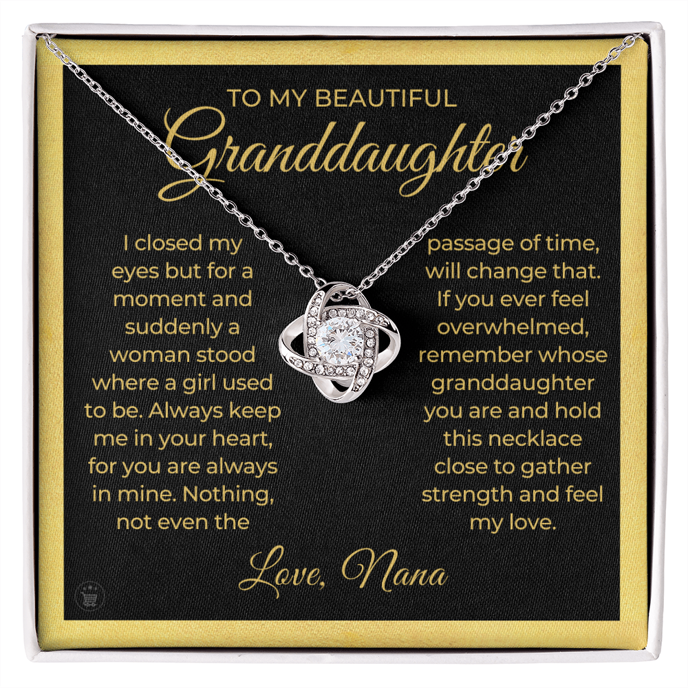 Granddaughter Gift | In My Heart Necklace 0545T15