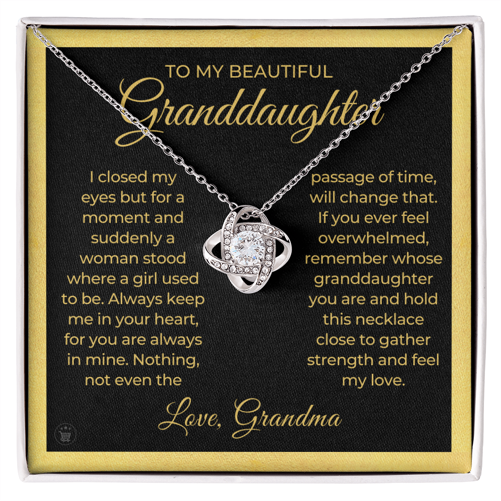 Granddaughter Gift | In My Heart Necklace 0544T15
