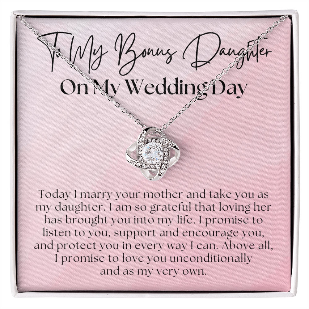 Stepdaughter Wedding Gift | Promise Necklace 0550T9