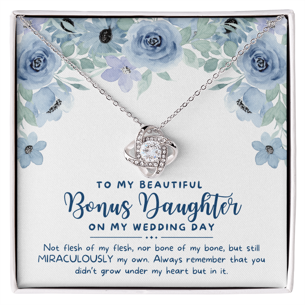 Stepdaughter Wedding Gift | In My Heart Necklace 0554T4