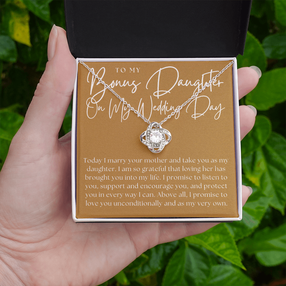 Stepdaughter Wedding Gift | Promise Necklace 0550T7