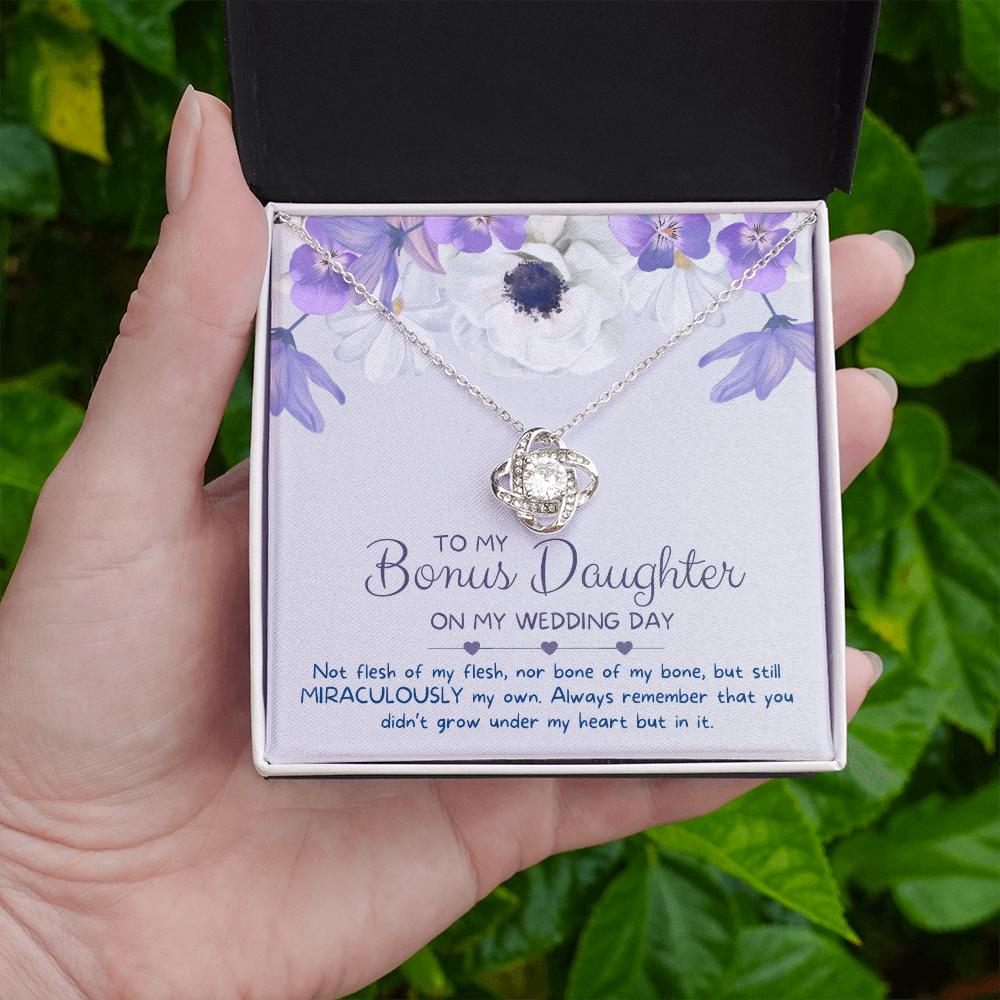 Stepdaughter Wedding Gift | In My Heart Necklace 0554T6