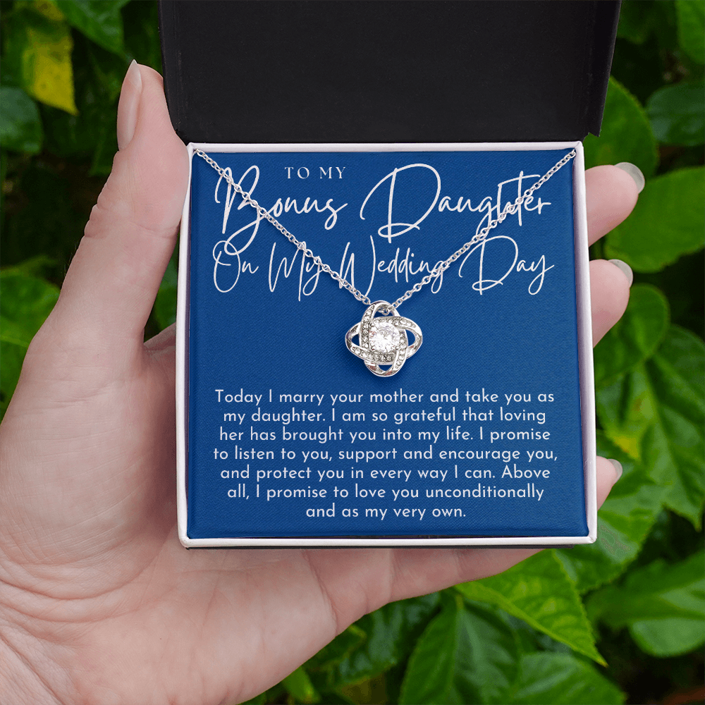 Stepdaughter Wedding Gift | Promise Necklace 0550T5