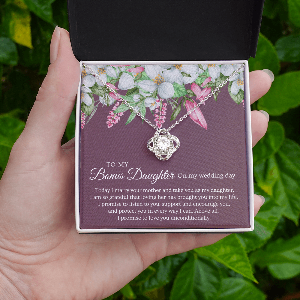 Stepdaughter Wedding Gift | Promise Necklace 0550T3
