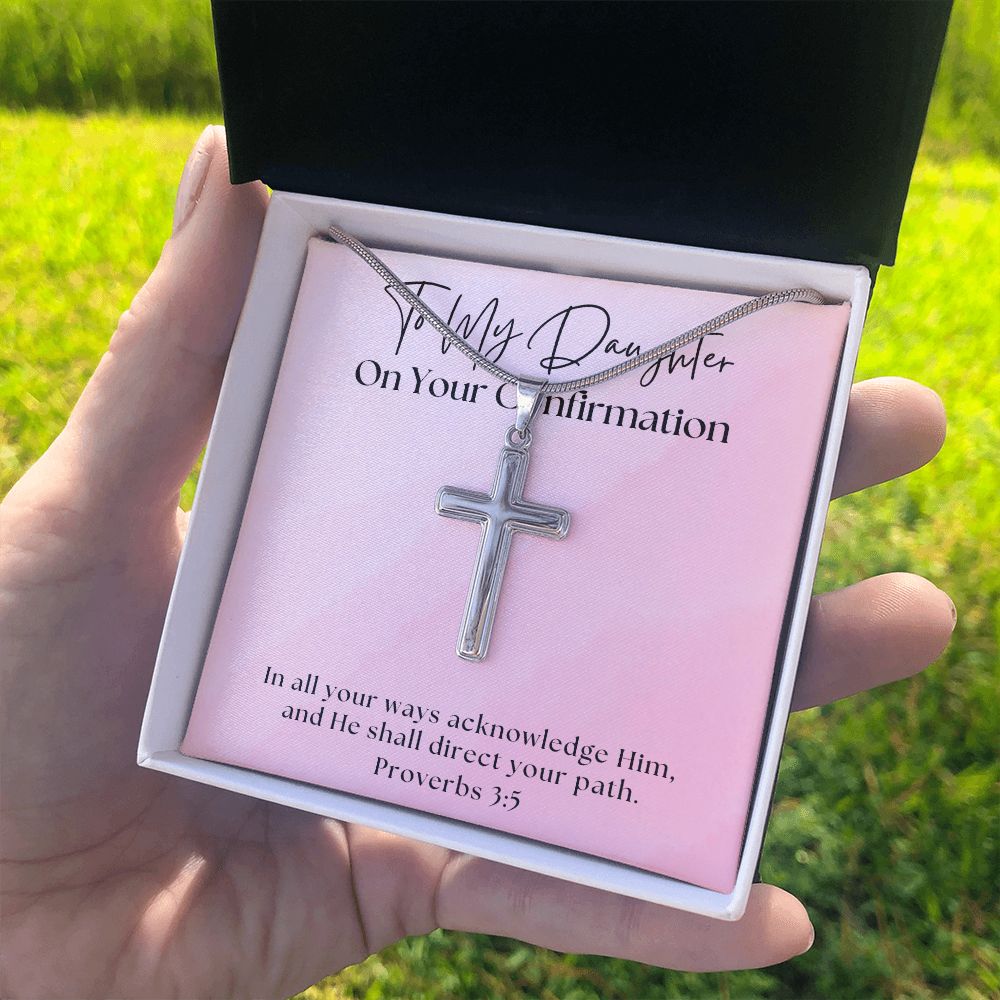 Confirmation Gift For Girl | Your Path Cross Necklace 0815SSCN
