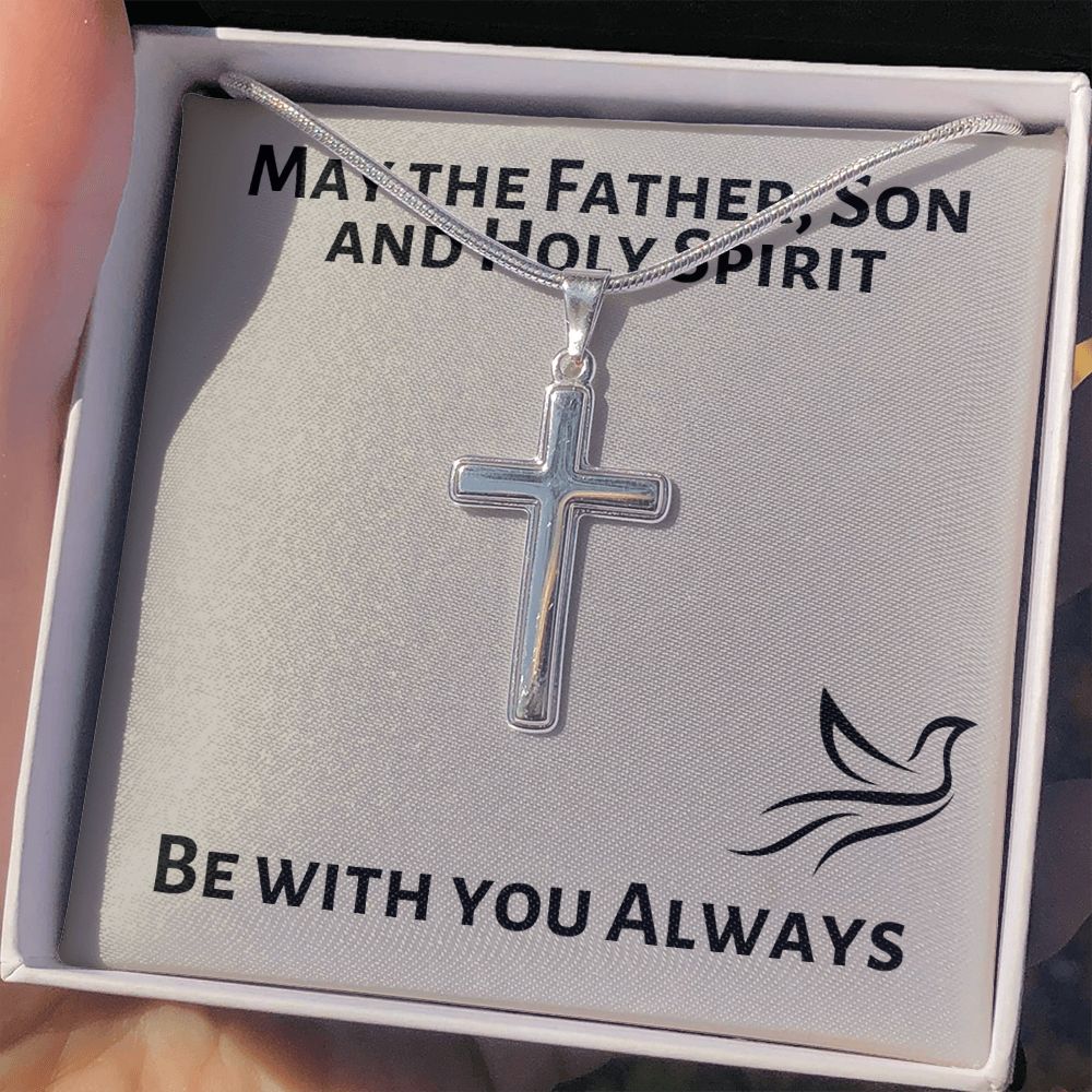 Christian Gift For Her | Cross Necklace 0825T2SSCN
