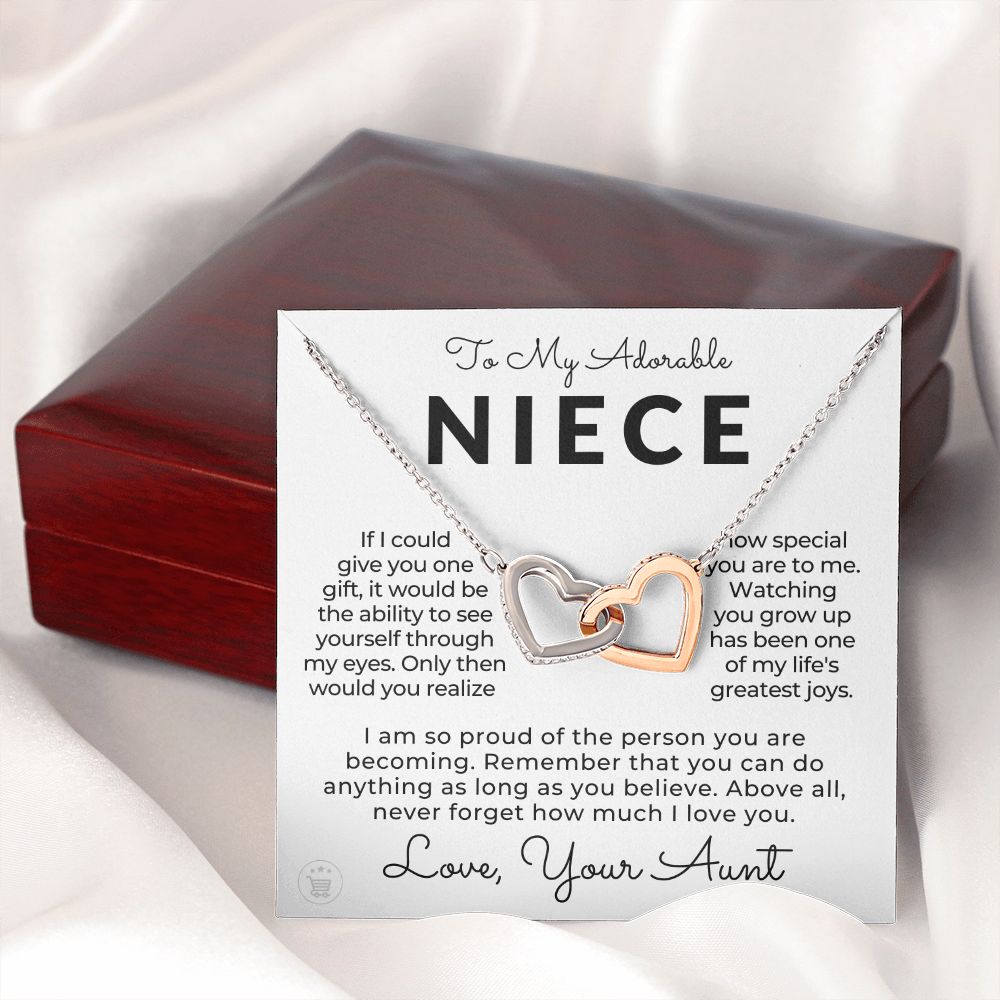 Niece Gift From Aunt | My Love Necklace 0628T2