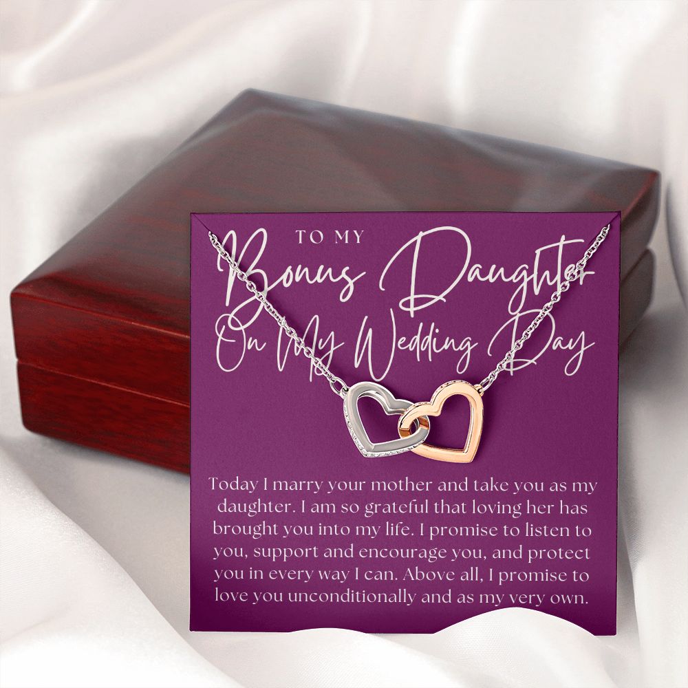 Stepdaughter Wedding Gift | Promise Necklace 0633T8