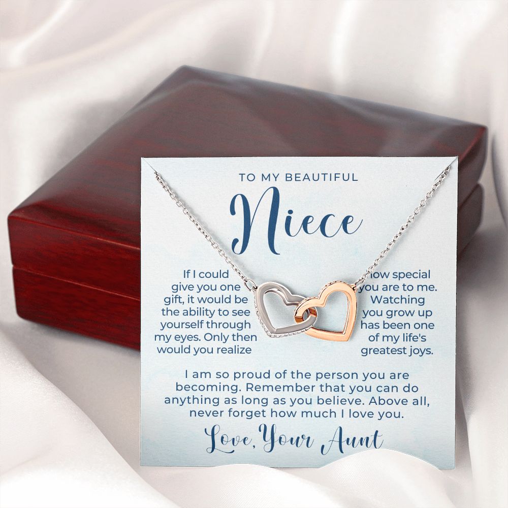 Niece Gift From Aunt | My Love Necklace 0628T15
