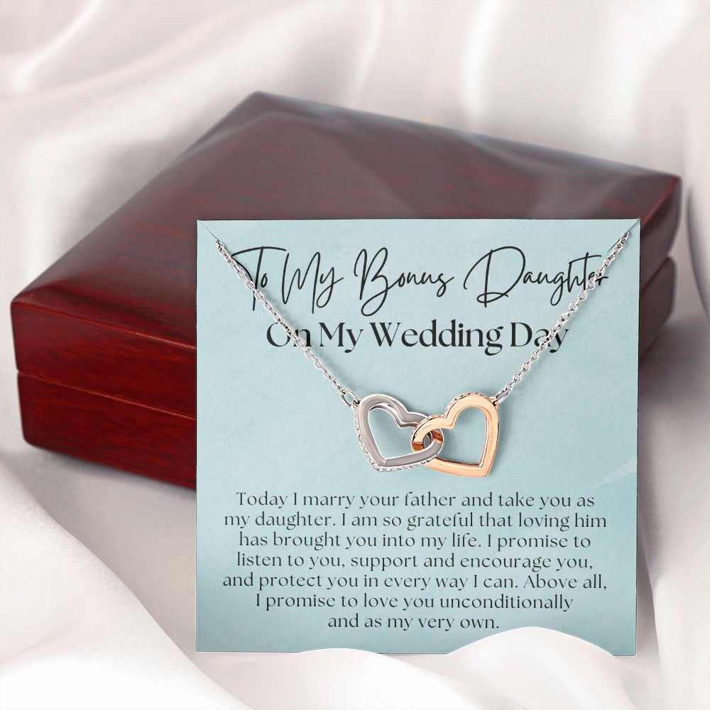 Stepdaughter Wedding Gift | Promise Necklace 0634T10
