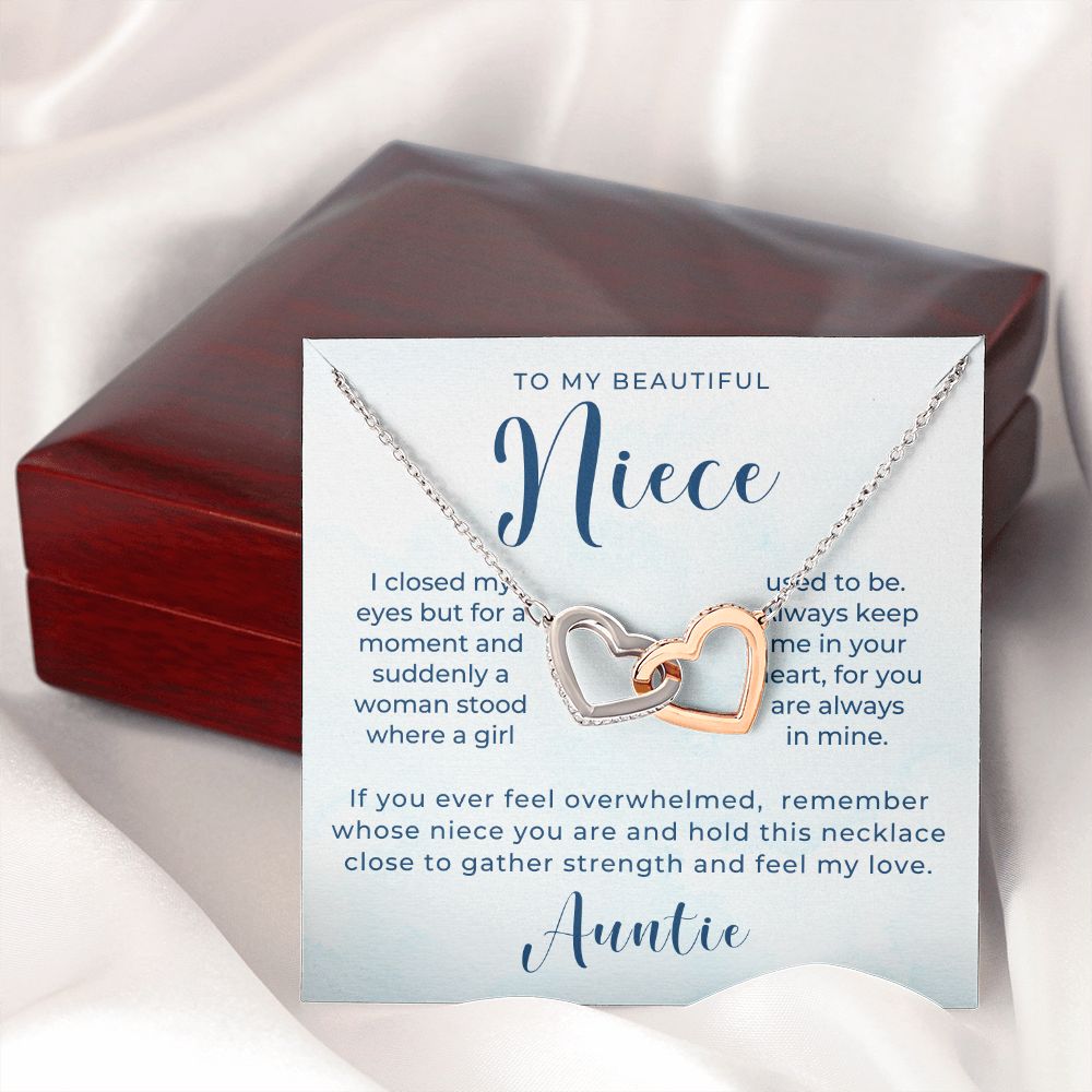 Niece Gift From Aunt | In My Heart Necklace 0631T15