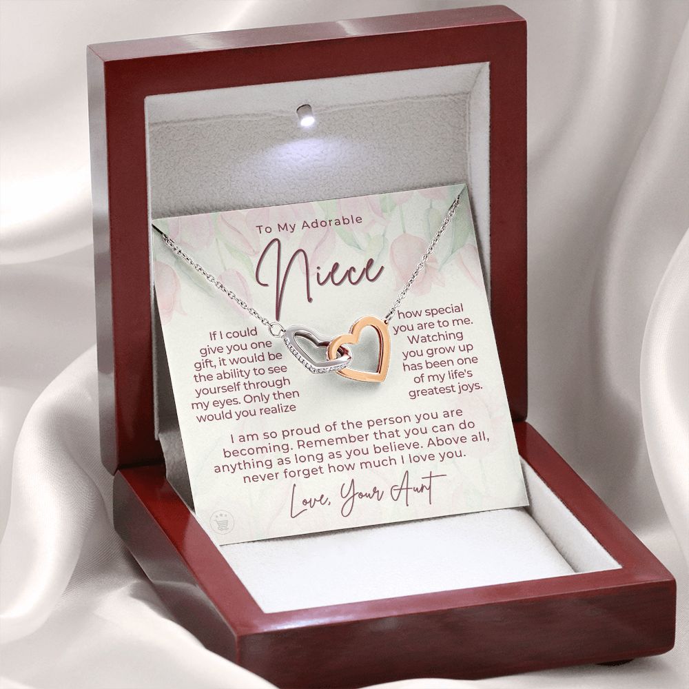 Niece Gift From Aunt | My Love Necklace 0628T6