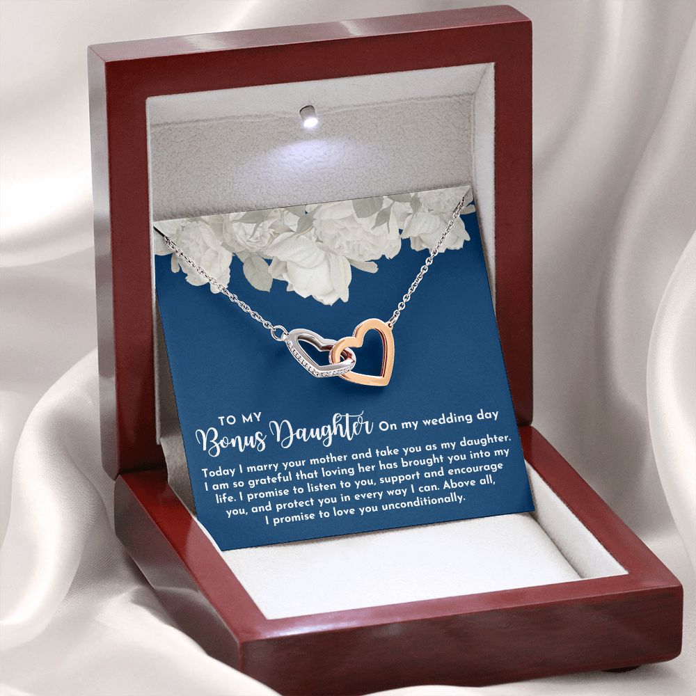 Stepdaughter Wedding Gift | Promise Necklace 0633T4