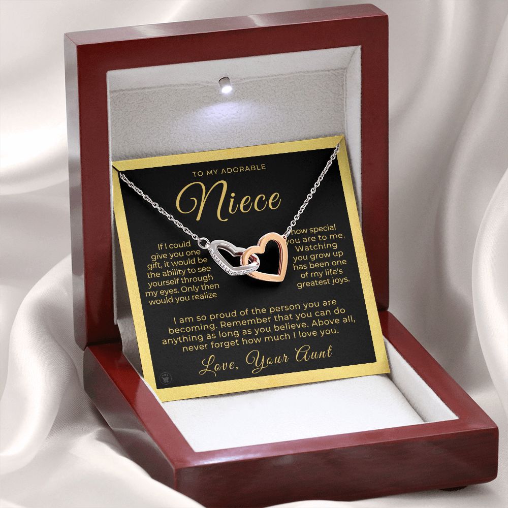 Niece Gift From Aunt | My Love Necklace 0628T7