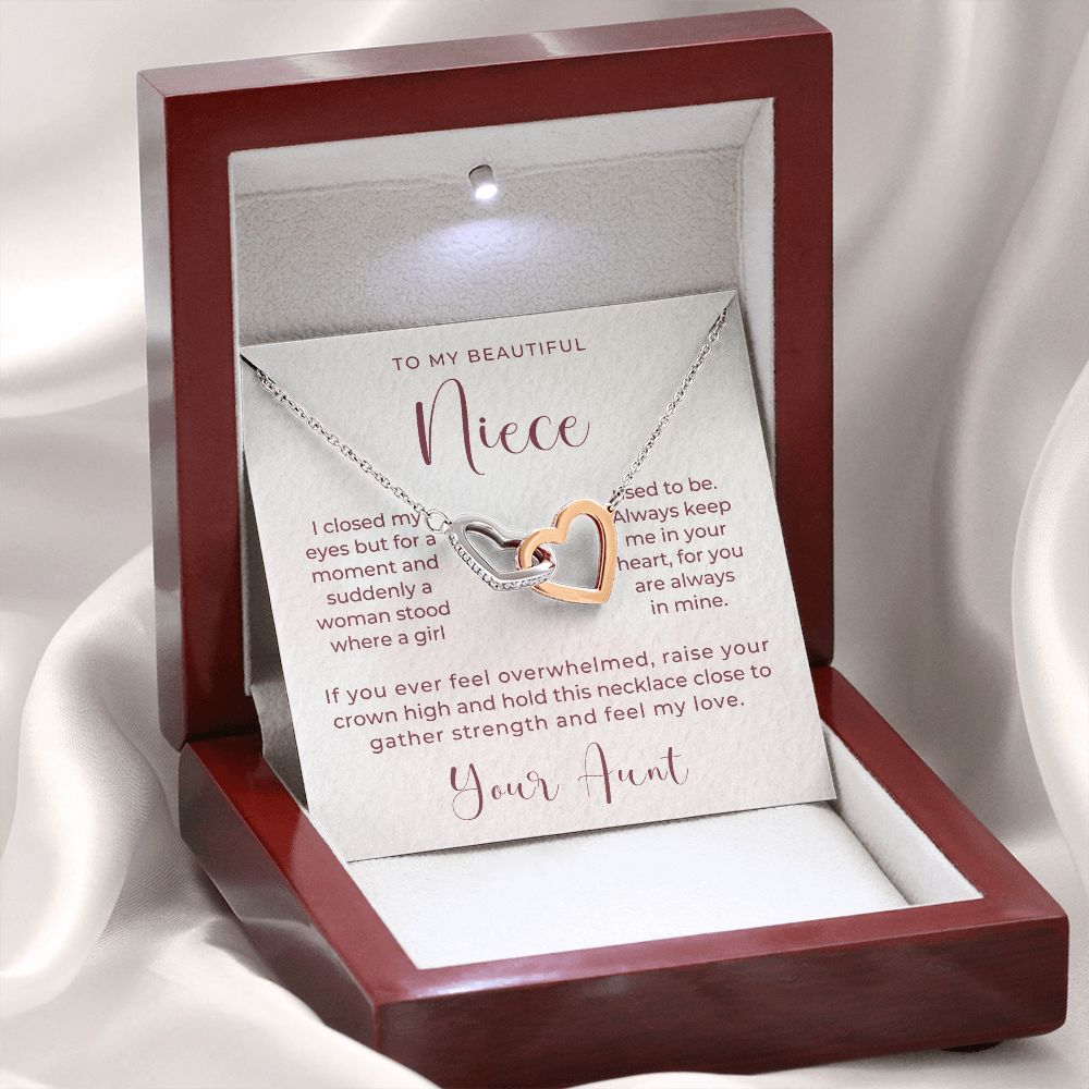 Niece Gift From Aunt | In My Heart Necklace 0632T16