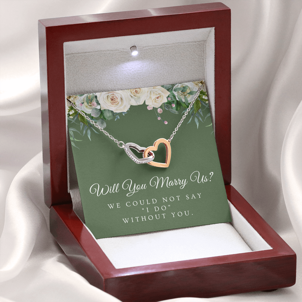 Officiant Proposal Gift | Marry Us Necklace 0589T4