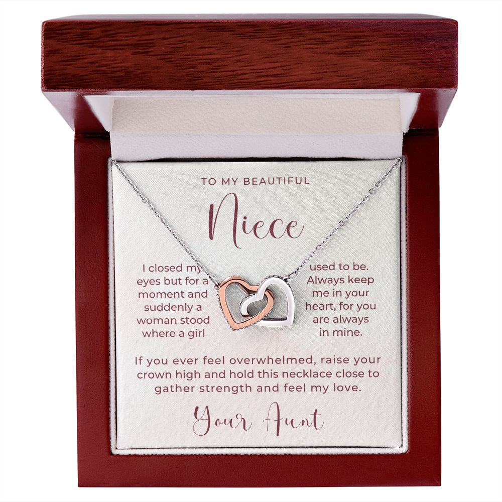Niece Gift From Aunt | In My Heart Necklace 0632T16