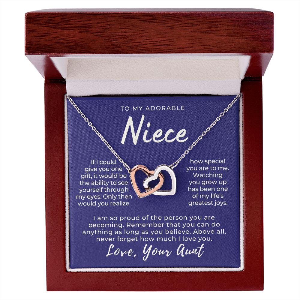 Niece Gift From Aunt | My Love Necklace 0628T2