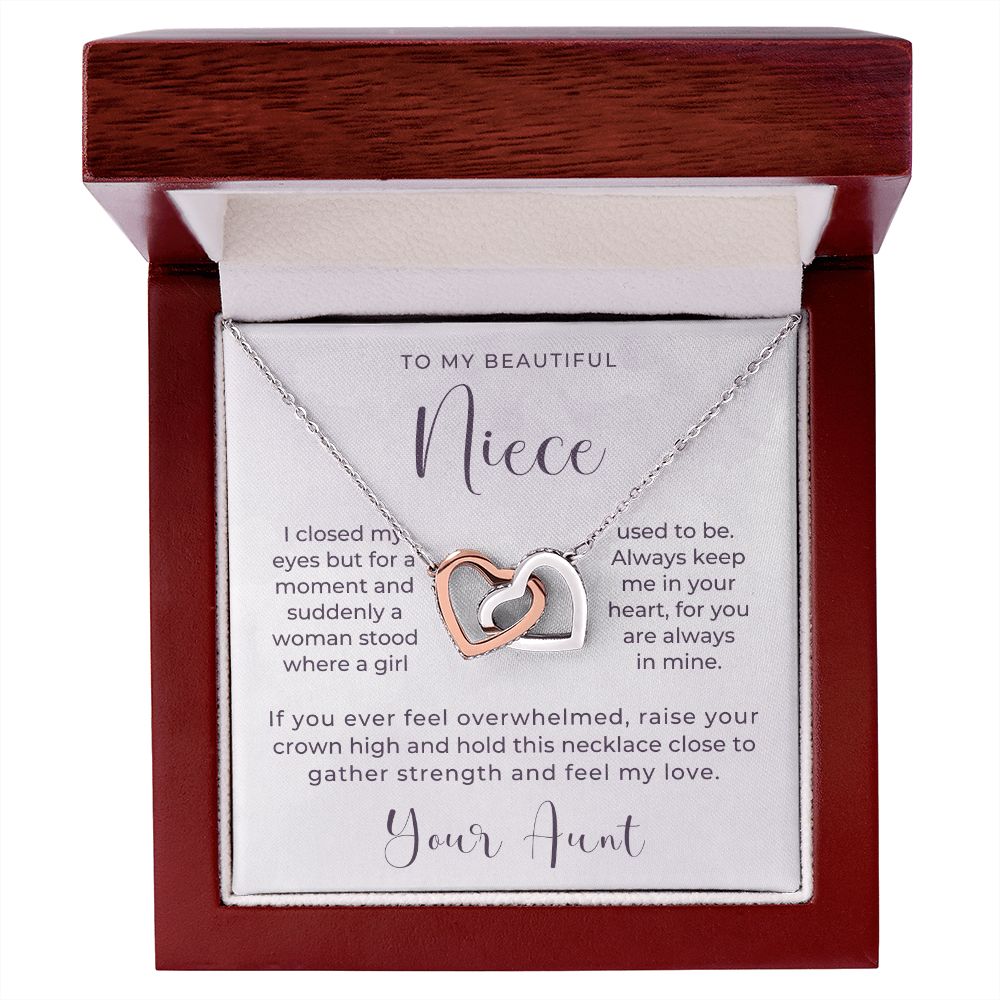 Niece Gift From Aunt | In My Heart Necklace 0632T17