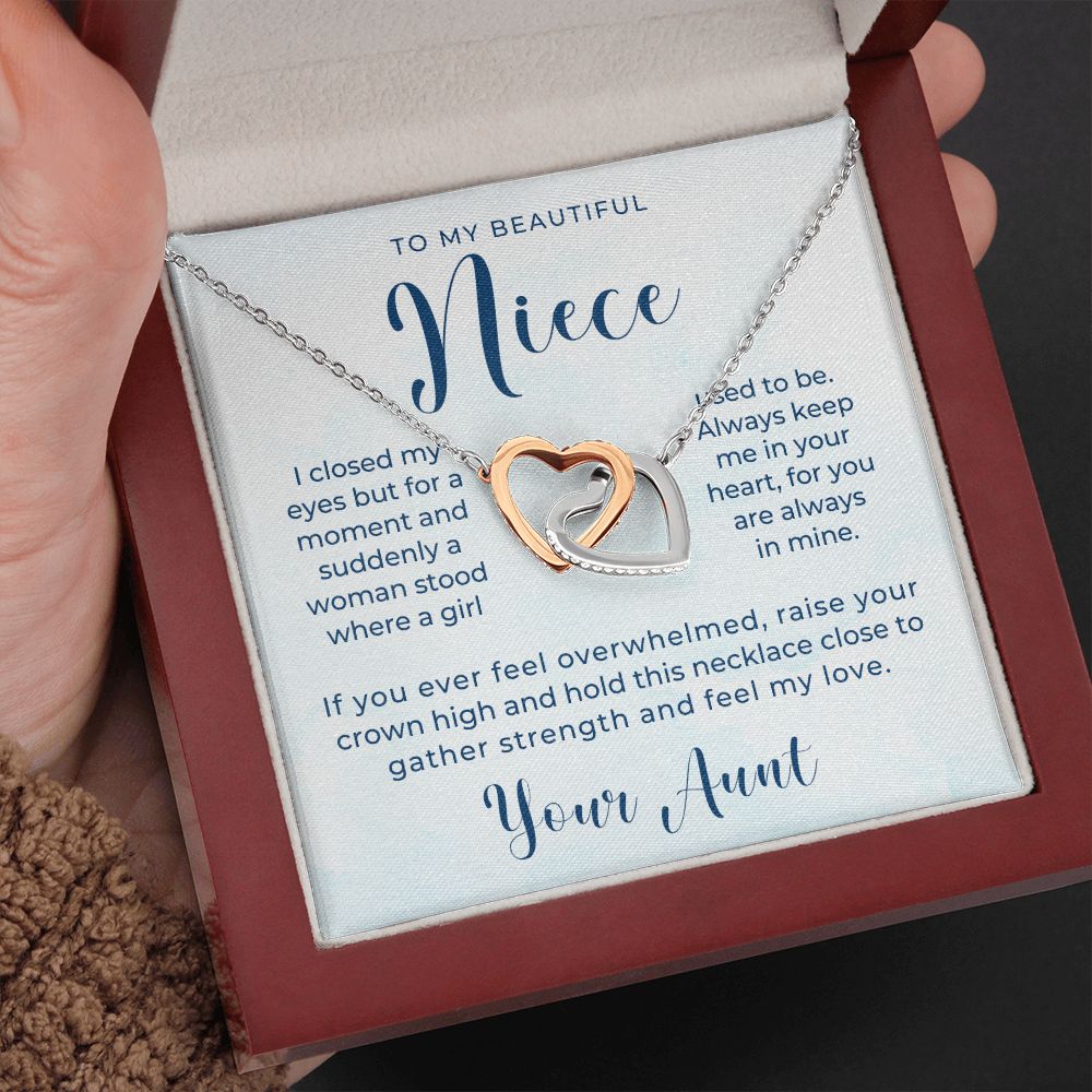 Niece Gift From Aunt | In My Heart Necklace 0632T15