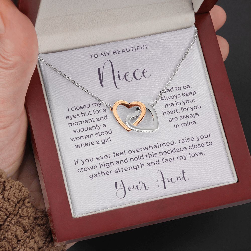 Niece Gift From Aunt | In My Heart Necklace 0632T17