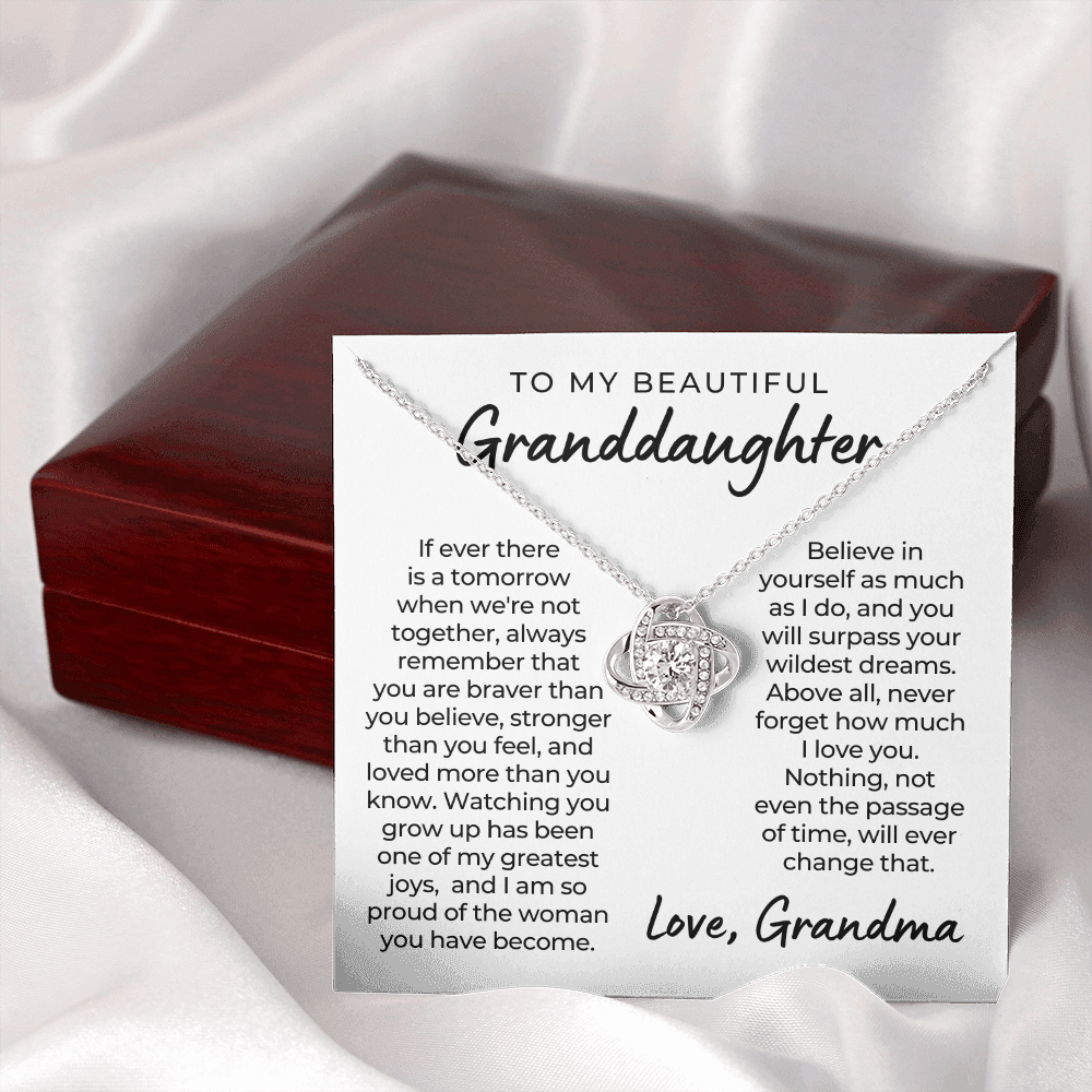 Granddaughter Gift | Believe Necklace 0547T2