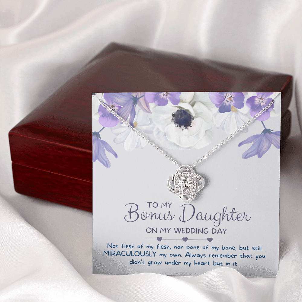Stepdaughter Wedding Gift | In My Heart Necklace 0554T6