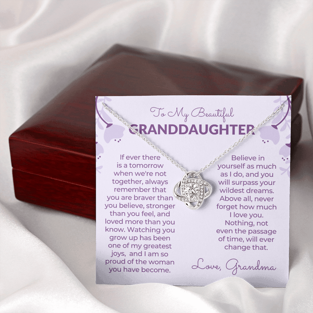 Granddaughter Gift | Believe Necklace 0547T7