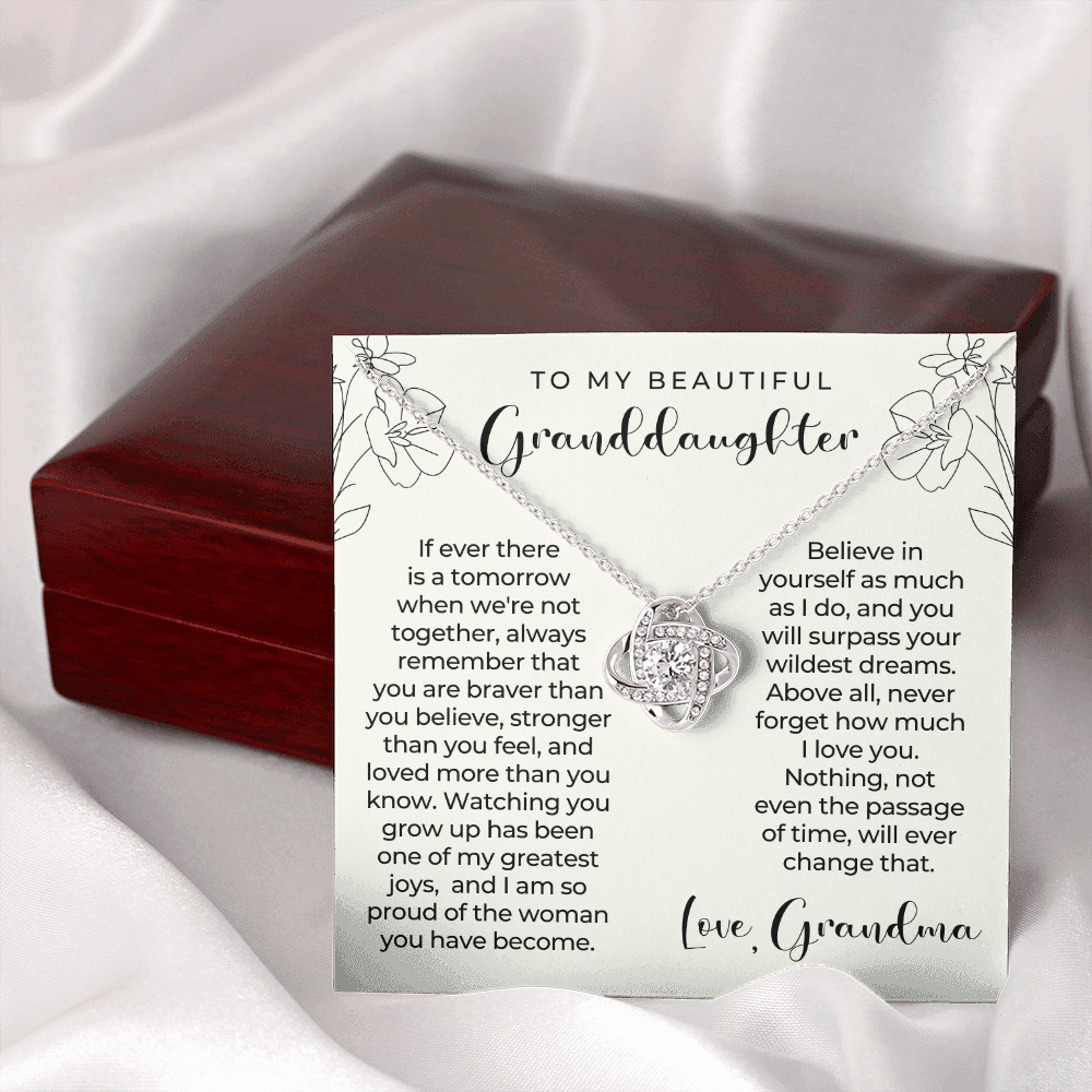 Granddaughter Gift | Believe Necklace 0547T11