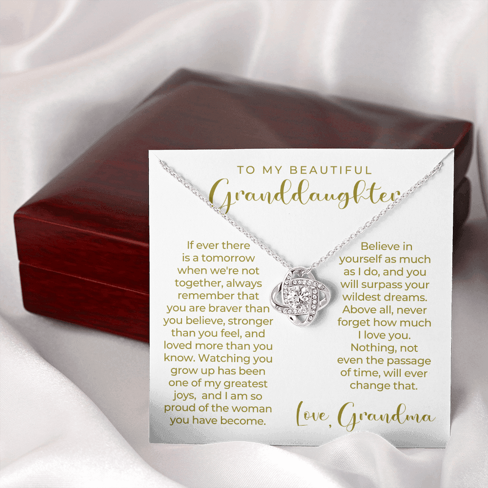 Granddaughter Gift | Believe Necklace 0547T1
