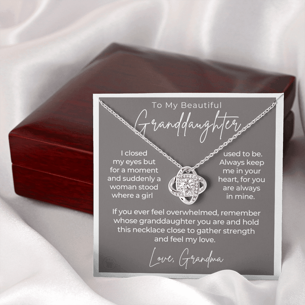 Granddaughter Gift | In My Heart Necklace 0544T6
