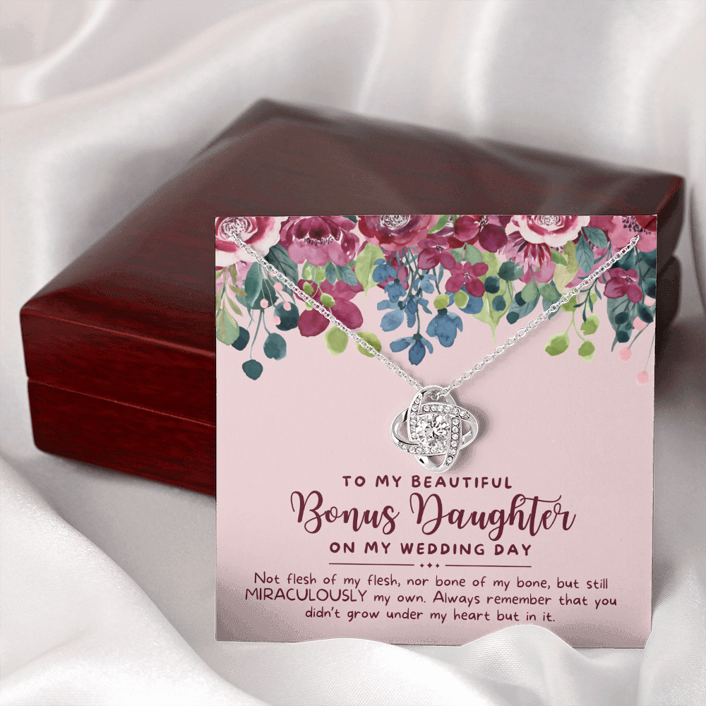 Stepdaughter Wedding Gift | In My Heart Necklace 0554T1