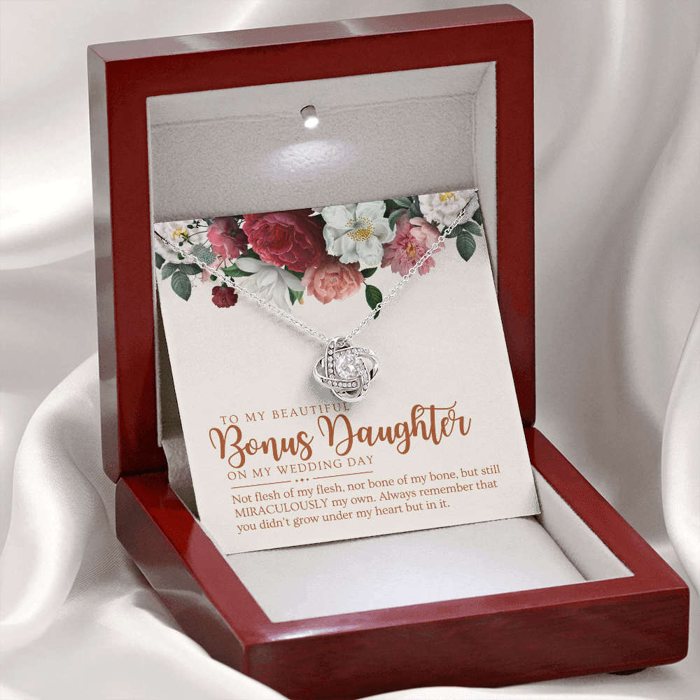 Stepdaughter Wedding Gift | In My Heart Necklace 0554T7