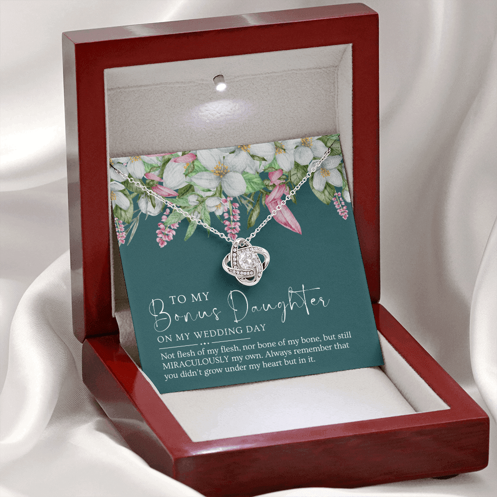Stepdaughter Wedding Gift | In My Heart Necklace 0554T9